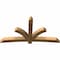 Ekena Millwork Davenport Rough Sawn Timber Gable Bracket, Western Red Cedar, 96"W x 52"H x 6"D x 6"F, 13/12 Pitch GBW096X52X0606DAV00RWR - alternate 5